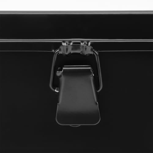 doitool small tool box organizer metal toolbox for, side view