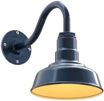 Steel Lighting Co. Hawthorne Barn Light | Outdoor Wall Mounted | 8 inch Dome | by SteelLightingCo