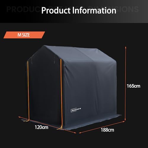 bike storage shed 4x6ft motorcycle tent 420d oxford on a desk or shelf