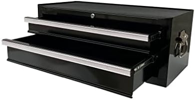 workington industrial 2 drawers portable metal intermediate box showing dimensions