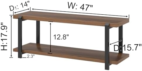 foluban entryway bench with shoe storage, modern end shown in use