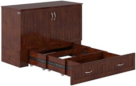afi, southampton murphy bed chest full with 6", view 12