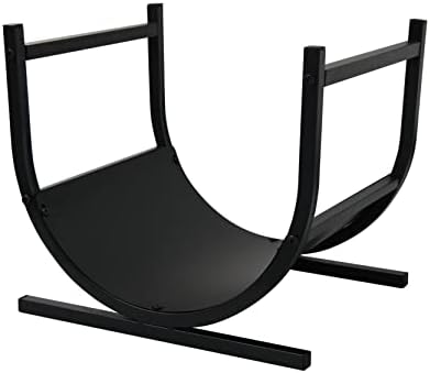 17.5" firewood log rack for firewood, u-shaped heavy-duty, view 9