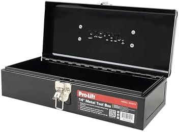 pro-lift steel tool box – 14-inch metal toolbox, view 9