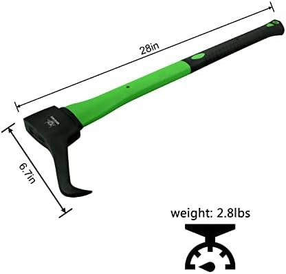 pickaroon, hookaroon forged steel, with anti-slip & shock shown in use