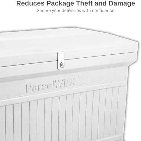 rts home accents parcelwirx premium horizontal storage cabinet/lockable on a desk or shelf
