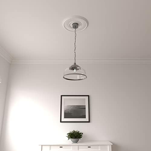 15 3/4"OD x 3 7/8"ID x 3/4"P Berkshire Ceiling Medallion (Fits Canopies up to 7")