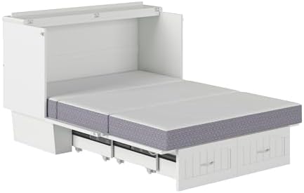 afi, nantucket murphy bed chest full with 6", view 16