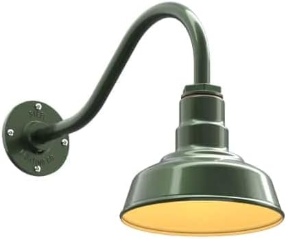 Steel Lighting Co. Hawthorne Barn Light | Outdoor Wall Mounted | 8 inch Dome | by SteelLightingCo