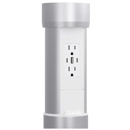 Kitchen Countertop Hidden Power Outlet w/USB, Motorized Pop Up, Custom Top - Image 2