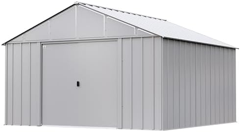 arrow classic metal shed, 12 x 12, flute, view 11