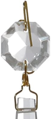 B&P Lamp® 3" (76Mm) Prism, U-Drop, Cry, Antique Brass Pin