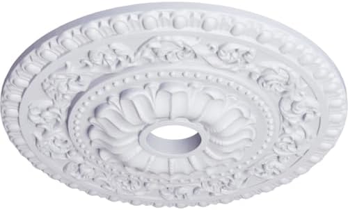 23 1/2"OD x 3 1/2"ID x 2 1/8"P Vaduz Ceiling Medallion (Fits Canopies up to 3 1/2")