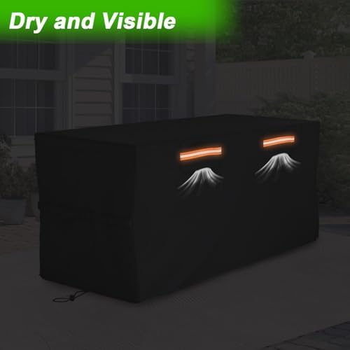 evrbul upgraded deck box cover 63×30×28 inch for, package contents