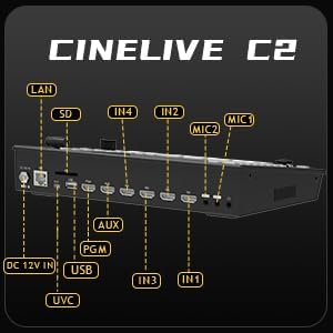 Cinetreak C2 HDMI 5.5 Inch Screen Multi-Format Professional PTZ Control Video - Image 3