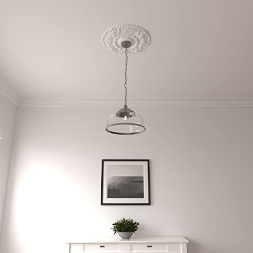 Ekena Millwork CM18RO 18-Inch OD x 3 1/2-Inch ID x 1 1/2-Inch P Rose Ceiling Medallion
