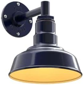 Steel Lighting Co. Hawthorne Barn Light | Outdoor Wall Mounted | 8 inch Dome | by SteelLightingCo