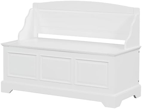 knocbel rustic entry storage bench with hidden compartments, view 9