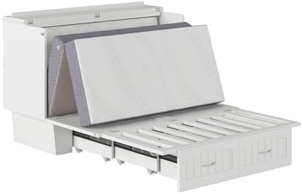 afi, nantucket murphy bed chest full with 6", view 15