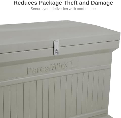 rts home accents parcelwirx premium horizontal storage cabinet/package on a desk or shelf