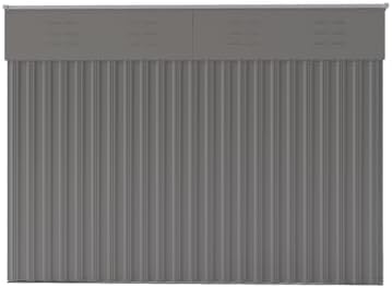 yopto 4×8 ft outdoor metal storage shed,heavy-duty lean, view 15