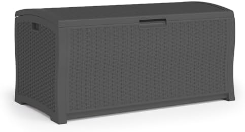 suncast deck box extra large, 122 gallon outdoor, main product view