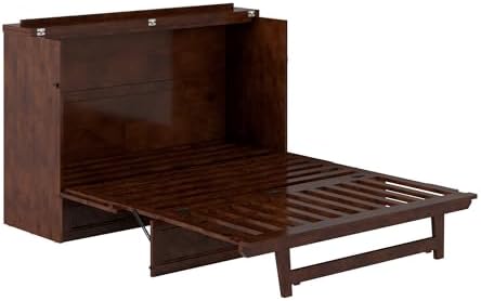 afi, alpine queen wood murphy bed chest with, view 16