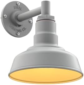 Steel Lighting Co. Hawthorne Barn Light | Outdoor Wall Mounted | 8 inch Dome | by SteelLightingCo