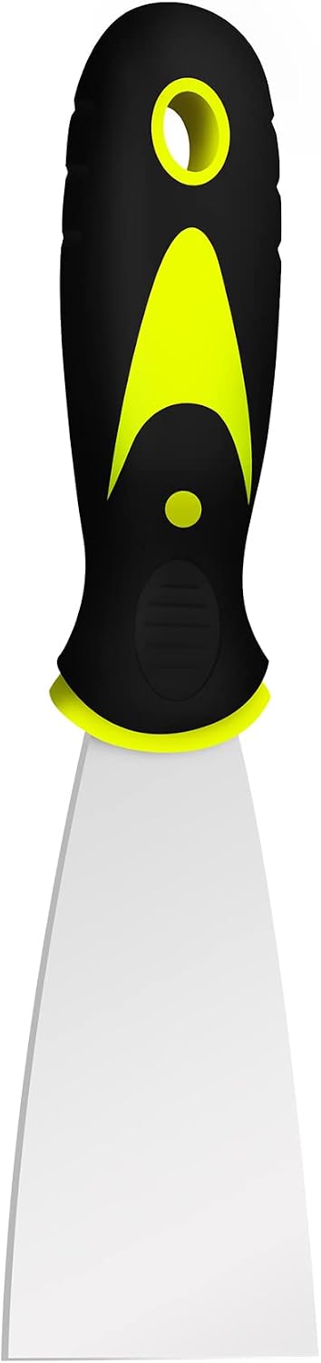 Putty Knife Scrapers, 1.5 Inch Spackle Knife, Metal Scraper Tool for Drywall Finishing, Plaster Scraping, Decals, and Wallpaper