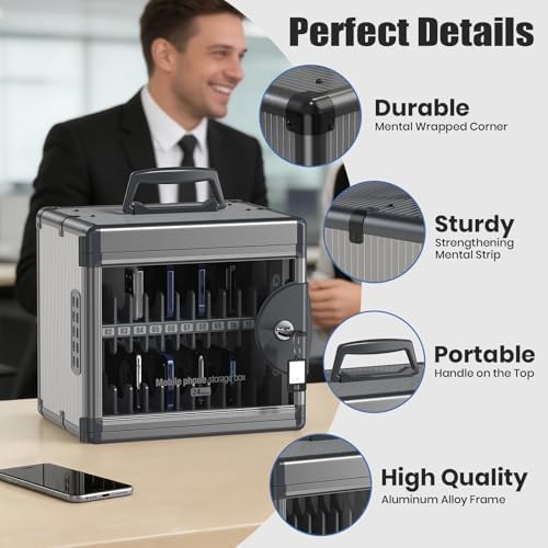 24 slots cell phone locker for classroom with, package contents