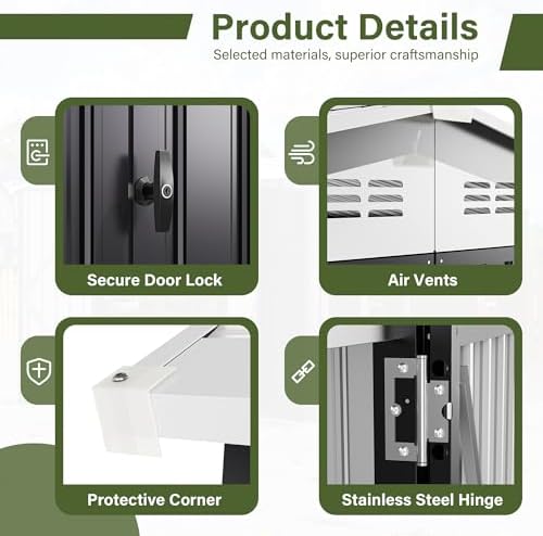 polar aurora 10x16 outdoor storage metal shed with showing dimensions