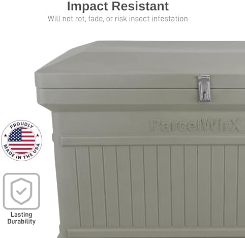 rts home accents parcelwirx premium horizontal storage cabinet/package shown in use