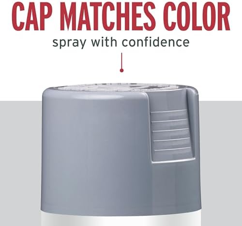 Rust-Oleum Stops Rust Spray Paint, Gloss Smoke Gray | Rust Resistant, Indoor and Outdoor Durability, Beautiful Finish on Metal, Wood and More, Sprays from Any Angle, 2 Pack