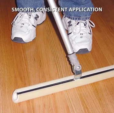 Duratool 18-Inch Lightweight T-Bar Applicator Bundle with 18-Inch Refill Pad Included – Ideal for Smooth & Even Floor Coating Application | Perfect for Polyurethane, Stains, Sealers & Floor Finishes