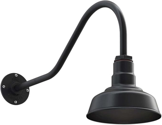 Steel Lighting Co. Hawthorne Barn Light | Outdoor Wall Mounted | 8 inch Dome | by SteelLightingCo
