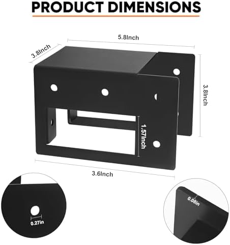 firewood log storage rack bracket, indoor outdoor, adjustable shown in use