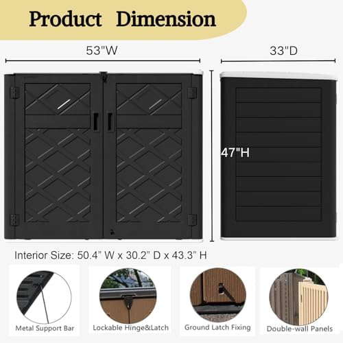 zzm large outdoor storage shed, 48 cu ft, close-up detail