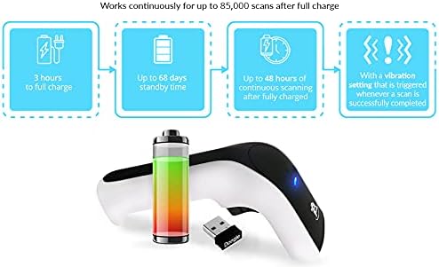 ScanAvenger Wireless Portable 1D&2D Bluetooth Barcode Scanner: Hand Scanner - Image 7