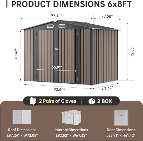 metal storage shed & outdoor storage, outdoor steel shown in use