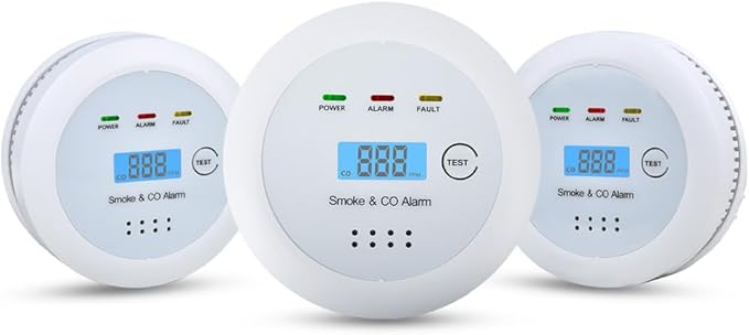 2 in1 Smoke Detector Carbon Monoxide Detector Combo, by TALLPOWER