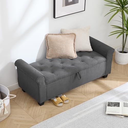 49" ottoman with storage, end of bed storage, package contents