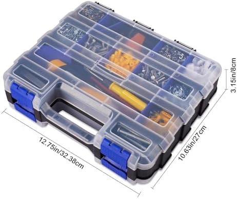 aidy-pro small parts organizer box storage case tools, package contents