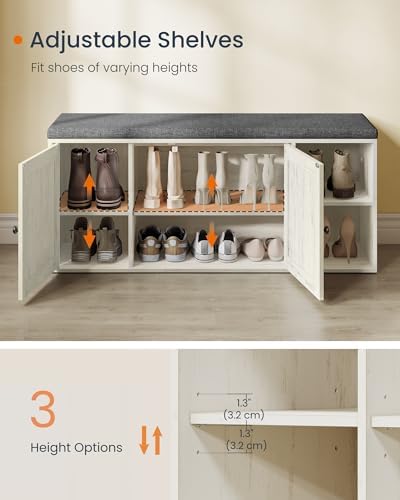 songmics home shoe storage bench, snapsemble superfast assembly, package contents