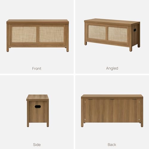 sicotas rattan storage chest set of 2 39.4" on a desk or shelf
