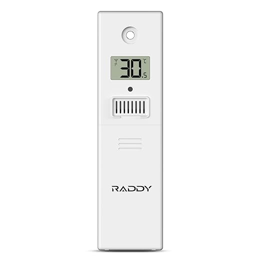 Raddy R5 Indoor Outdoor Wireless Remote Sensor by Raddy