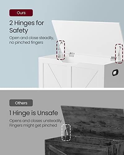 vasagle storage chest with 2 safety hinges, 15.7, package contents