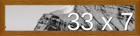 Frame It Easy 33 x 7 Hazel Wood Frame by FrameItEasy