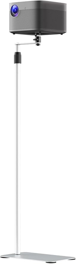suptek 63.9” Extendable Projector Stand Against Wall Hidden Stand, 360°Swivel by suptek