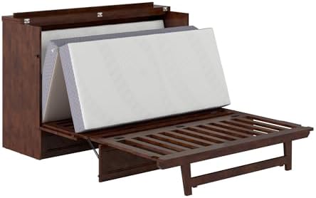 afi, alpine queen wood murphy bed chest with, view 14