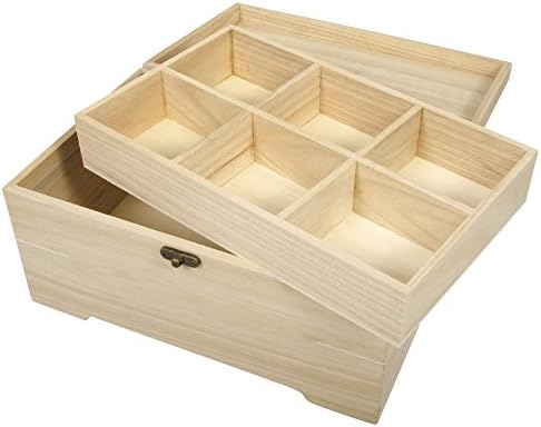 rayher wooden casket with inset, 2 parts, 28x18x13,5cm shown in use